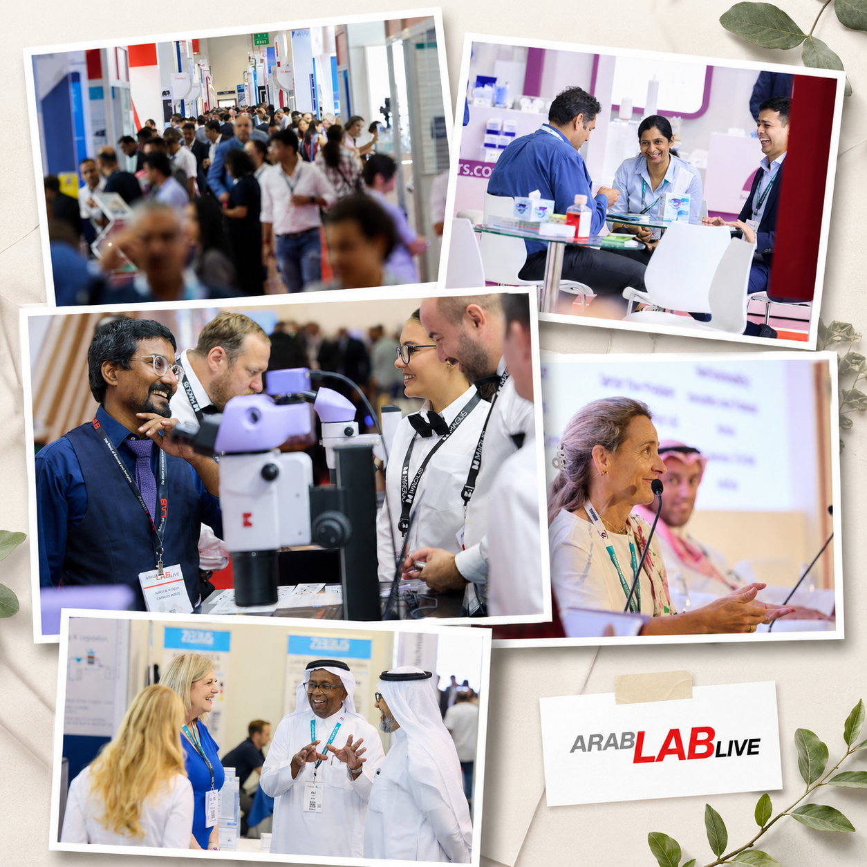 ARABLAB LIVE 2025 exhibition photo collage